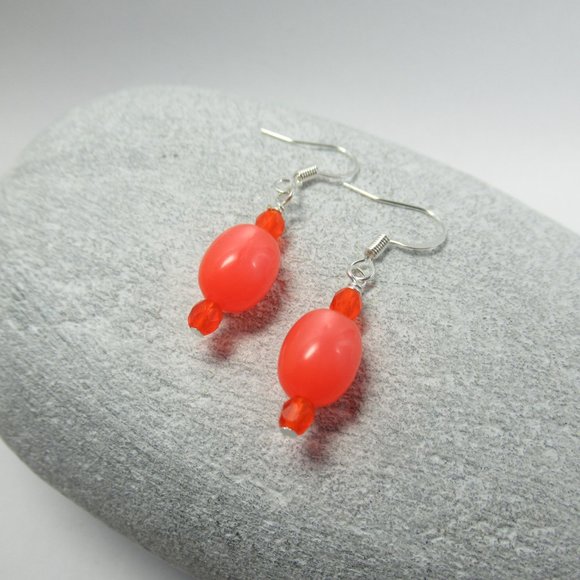 Czech Glass bead earrings - Picture 7 of 10